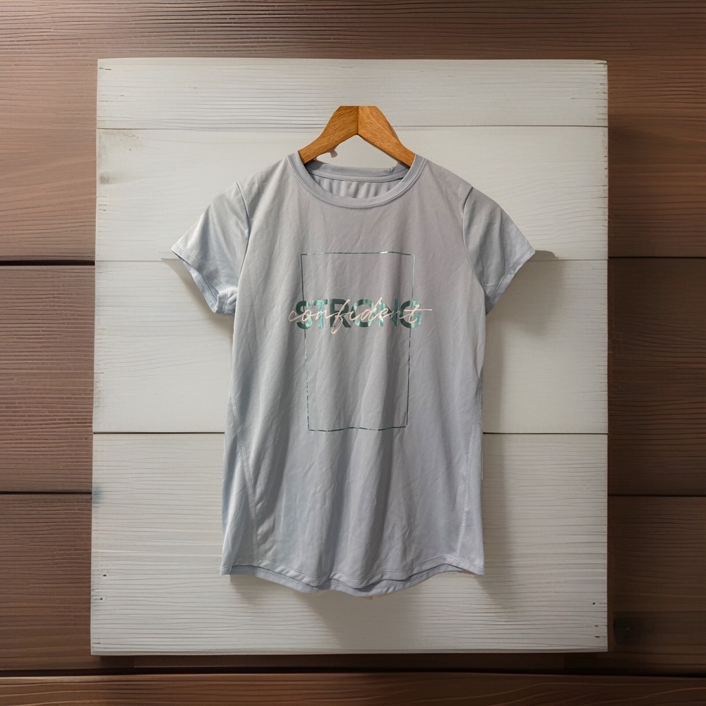 All in Motion - Strong Confident Casual Light Blue Top Girls XLarge 14-16